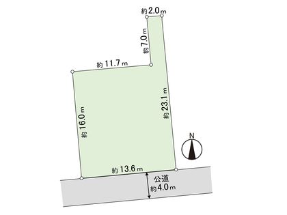 南14条西8丁目 土地 区画図