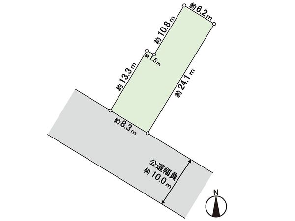 北14条西18丁目 土地 区画図 北14条西18丁目 土地 区画図