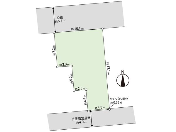 南13条西12丁目 土地 区画図 南13条西12丁目 土地 区画図