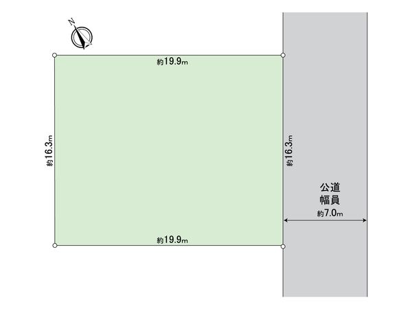 真駒内南町1丁目 土地 区画図 真駒内南町1丁目 土地 区画図