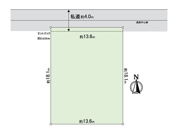 南16条西12丁目 土地 区画図 南16条西12丁目 土地 区画図