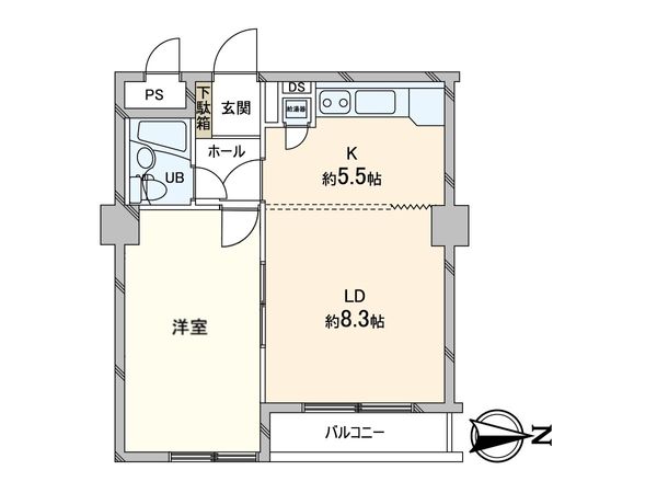 クリーンリバー大通 間取図(平面図)