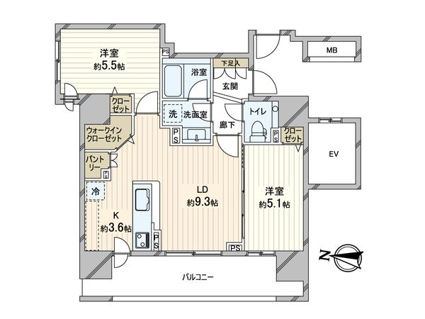 ライオンズ札幌クロスタウン 間取図(平面図) 間取図(平面図)