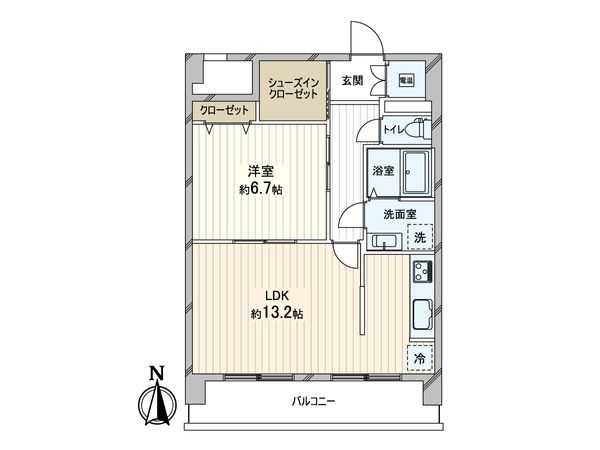 ライオンズマンション北5条 間取図(平面図)