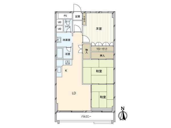 リバパークマンション 間取図(平面図) リバパークマンション 間取図(平面図)