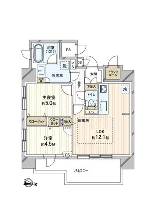 シティホーム札幌ステーションスクエア 間取図(平面図) シティホーム札幌ステーションスクエア 間取図(平面図)