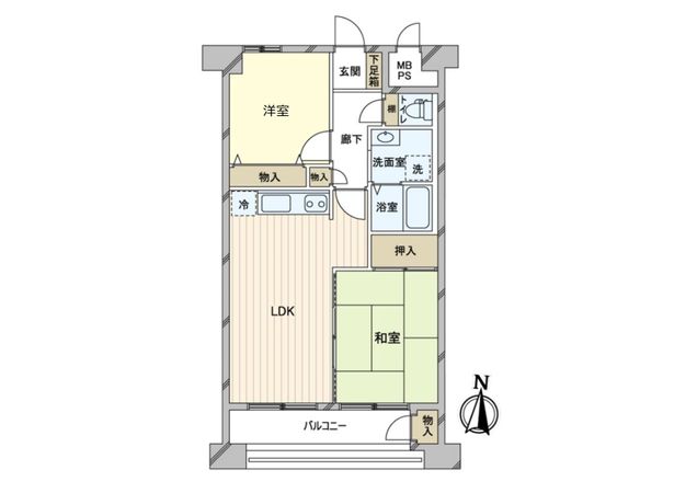 ダイアパレス南3条 間取図(平面図) ダイアパレス南3条 間取図(平面図)