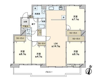 間取図(平面図)