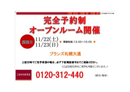 ブランズ札幌大通 間取図(平面図) ブランズ札幌大通 間取図(平面図)