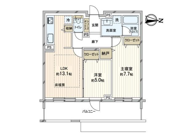 シティホーム セントリック札幌中島公園 間取図(平面図) 間取図(平面図)