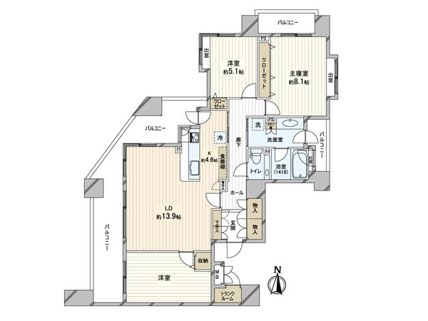 間取図(平面図)