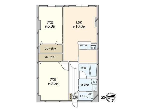 第1リバーサイドマンション 間取図(平面図) 間取図(平面図)