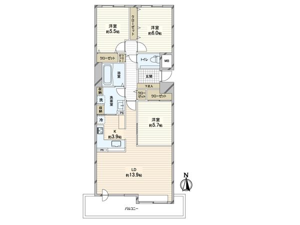 パーソナルステージ中島公園グレイス 間取図(平面図) パーソナルステージ中島公園グレイス 間取図(平面図)