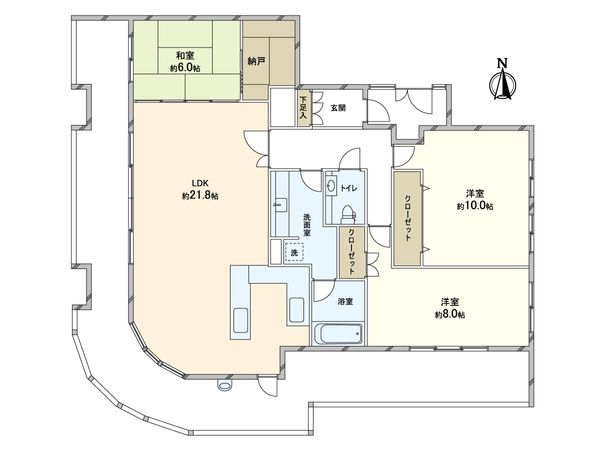 グランファーレ知事公館レジデンス 間取図(平面図) グランファーレ知事公館レジデンス 間取図(平面図)