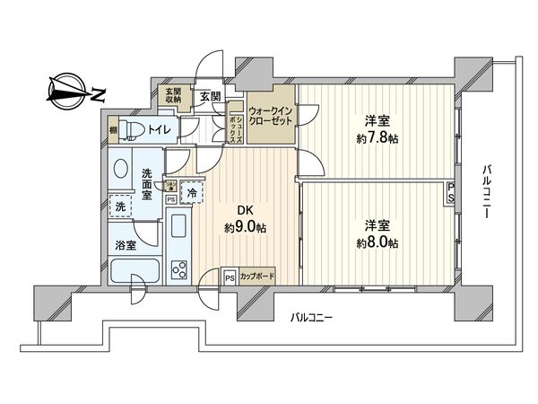 ファインシティ札幌ザ・タワー大通公園 間取図(平面図)