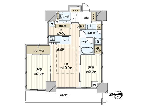 クリオ札幌北1条 間取図(平面図) クリオ札幌北1条 間取図(平面図)