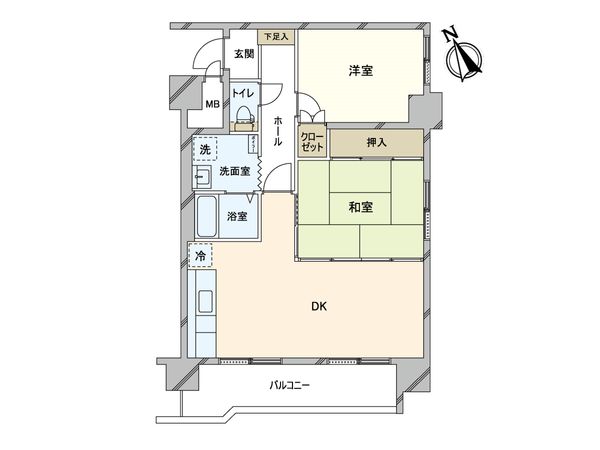 コロナード中島 間取図(平面図) コロナード中島 間取図(平面図)