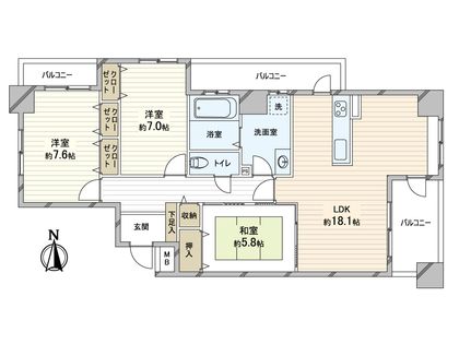間取図(平面図)