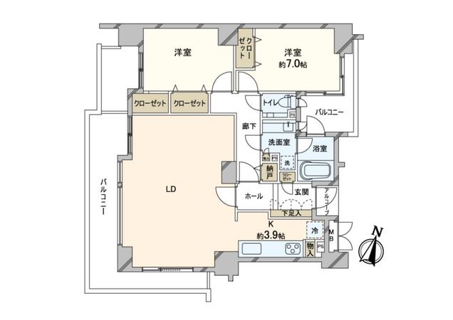 ラピス札幌N3 間取図(平面図)