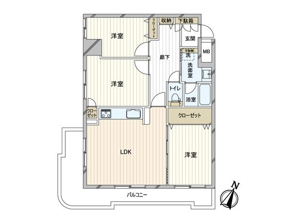 ダイアパレス北五条第弐 間取図(平面図) 間取図(平面図)