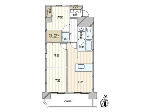 ライオンズマンション第7大通 間取図(平面図) 間取図(平面図)