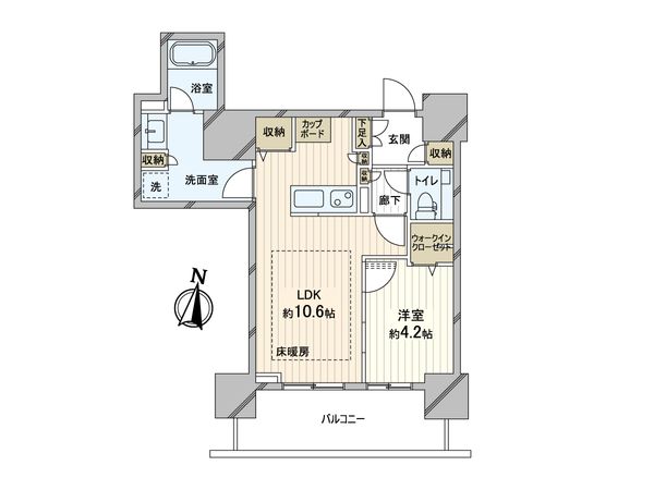 ブランズ札幌南7条 間取図(平面図)
