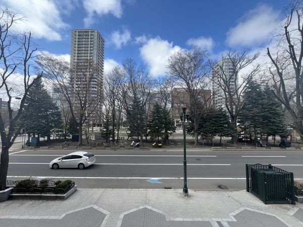 パークリュクス札幌大通公園 バルコニーからの眺望
