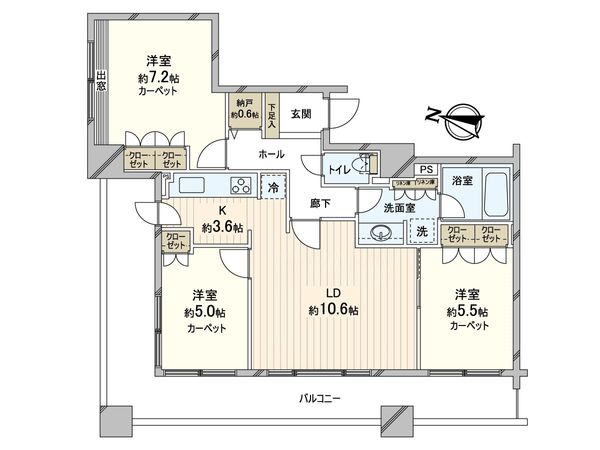 パークホームズ大通公園 間取図(平面図) パークホームズ大通公園 間取図(平面図)