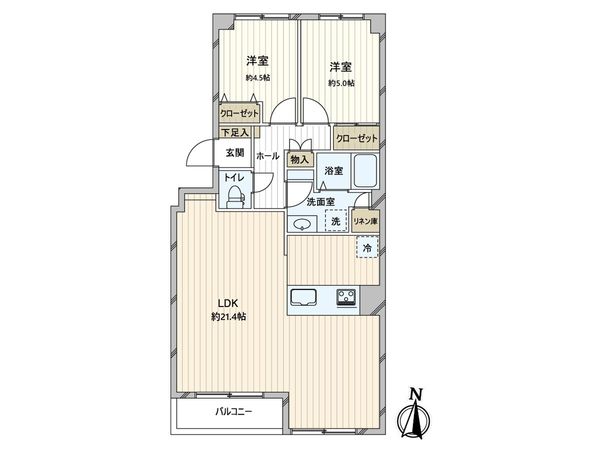 札幌ロジュマン山鼻 間取図(平面図) 札幌ロジュマン山鼻 間取図(平面図)