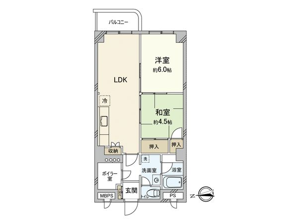 チサンマンション中島公園 間取図(平面図) チサンマンション中島公園 間取図(平面図)