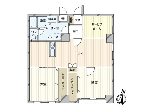 セザール第1札幌 間取図(平面図) セザール第1札幌 間取図(平面図)