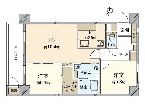 チュリス大通 間取図(平面図) チュリス大通 間取図(平面図)