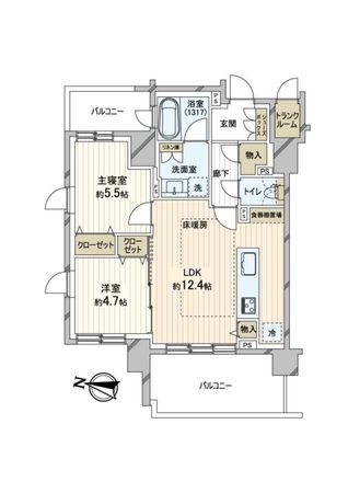 シティホーム札幌ステーションスクエア 間取図(平面図) シティホーム札幌ステーションスクエア 間取図(平面図)