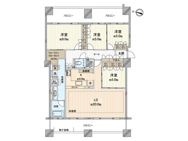 パークホームズ知事公館フォレストレジデンス 間取図(平面図) パークホームズ知事公館フォレストレジデンス 間取図(平面図)