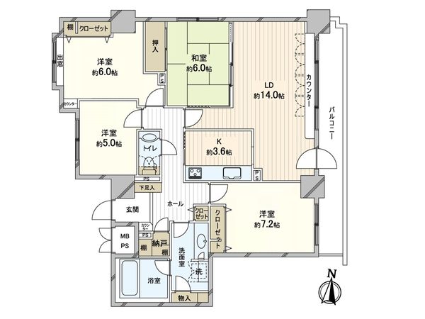 間取図(平面図)