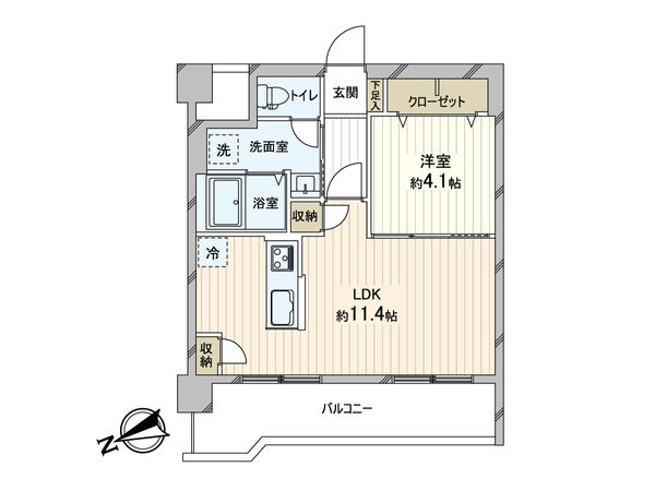 コロナード中島 間取図(平面図) コロナード中島 間取図(平面図)
