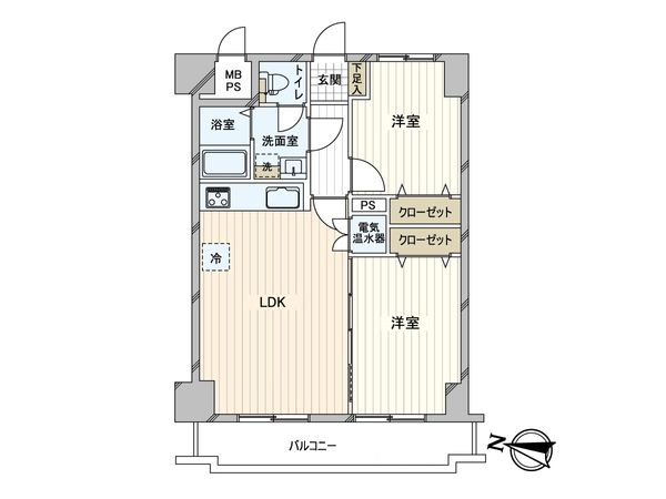 ダイアパレス北5条 間取図(平面図) ダイアパレス北5条 間取図(平面図)
