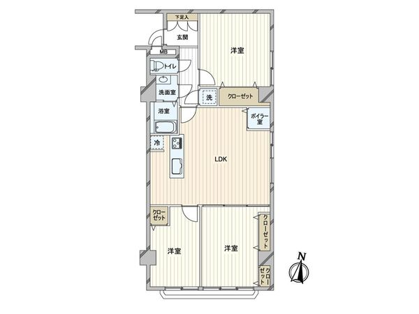 きだパレス 間取図(平面図) 間取図(平面図)