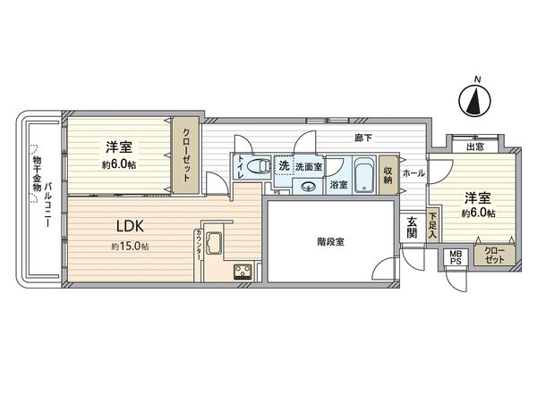 ライオンズマンション南24条 間取図(平面図) ライオンズマンション南24条 間取図(平面図)