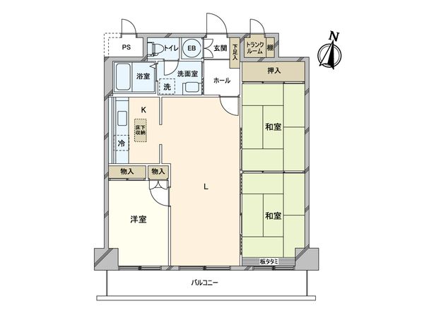 ライオンズマンション北6条 間取図(平面図) ライオンズマンション北6条 間取図(平面図)