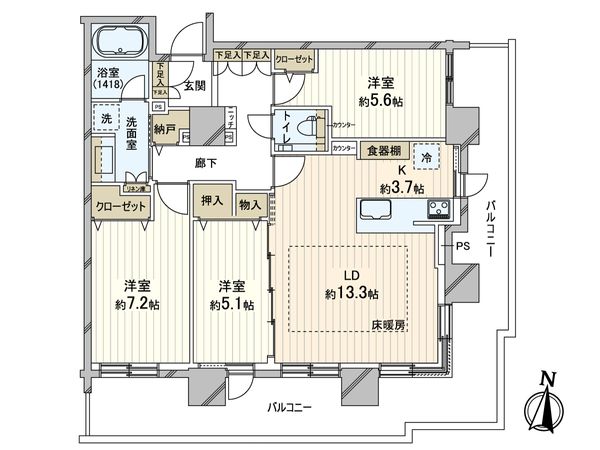 間取図(平面図)