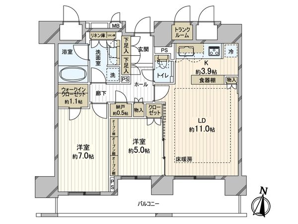 パークホームズ札幌大通イーストレジデンス 間取図(平面図) パークホームズ札幌大通イーストレジデンス 間取図(平面図)