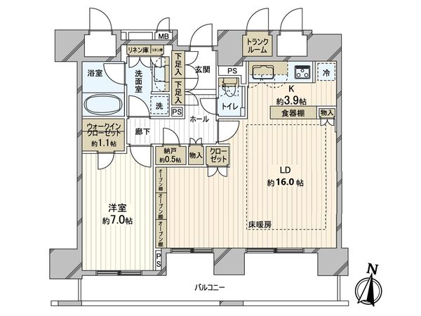 パークホームズ札幌大通イーストレジデンス 間取図(平面図) パークホームズ札幌大通イーストレジデンス 間取図(平面図)