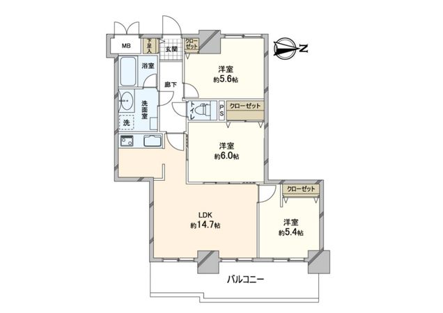 ライオンズマンション札幌スカイタワー 間取図(平面図) ライオンズマンション札幌スカイタワー 間取図(平面図)