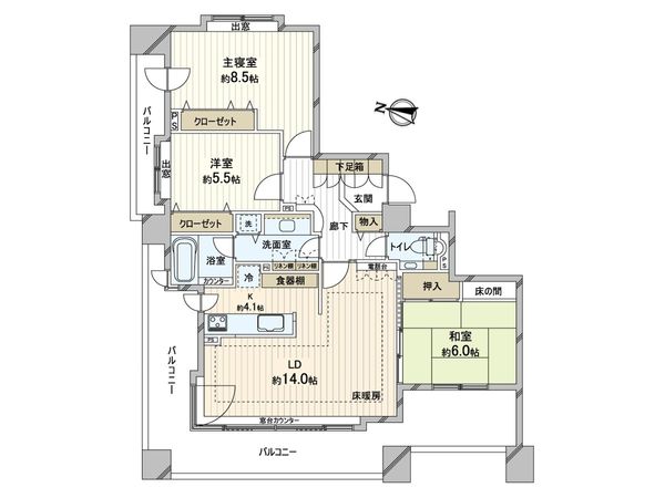間取図(平面図)