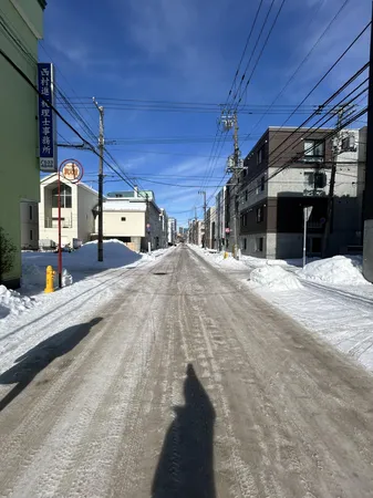 東側前面道路（幅員約10.9ｍ）