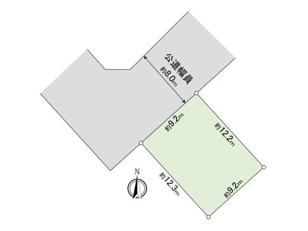 東野幌本町 土地 地形図