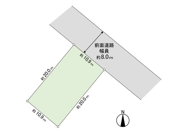 北郷3条5丁目 土地 区画図 北郷3条5丁目 土地 区画図
