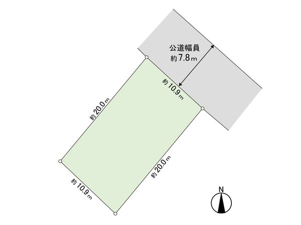 北郷2条5丁目 土地 区画図 北郷2条5丁目 土地 区画図