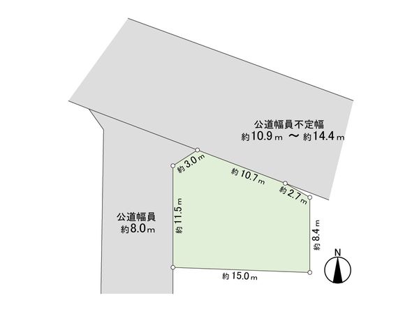 北郷1条10丁目 土地 区画図 北郷1条10丁目 土地 区画図